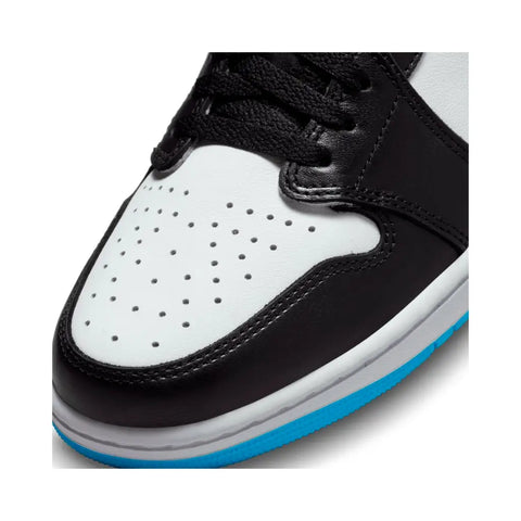Air Jordan 1 Low Black And Dark Powder Blue - Sneakers