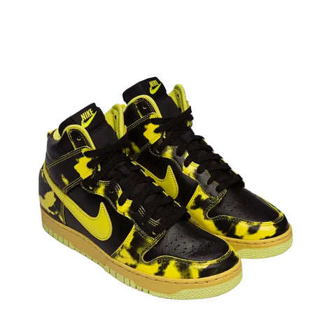 Nike Dunk High 1985 Yellow Acid Wash - Sneakers