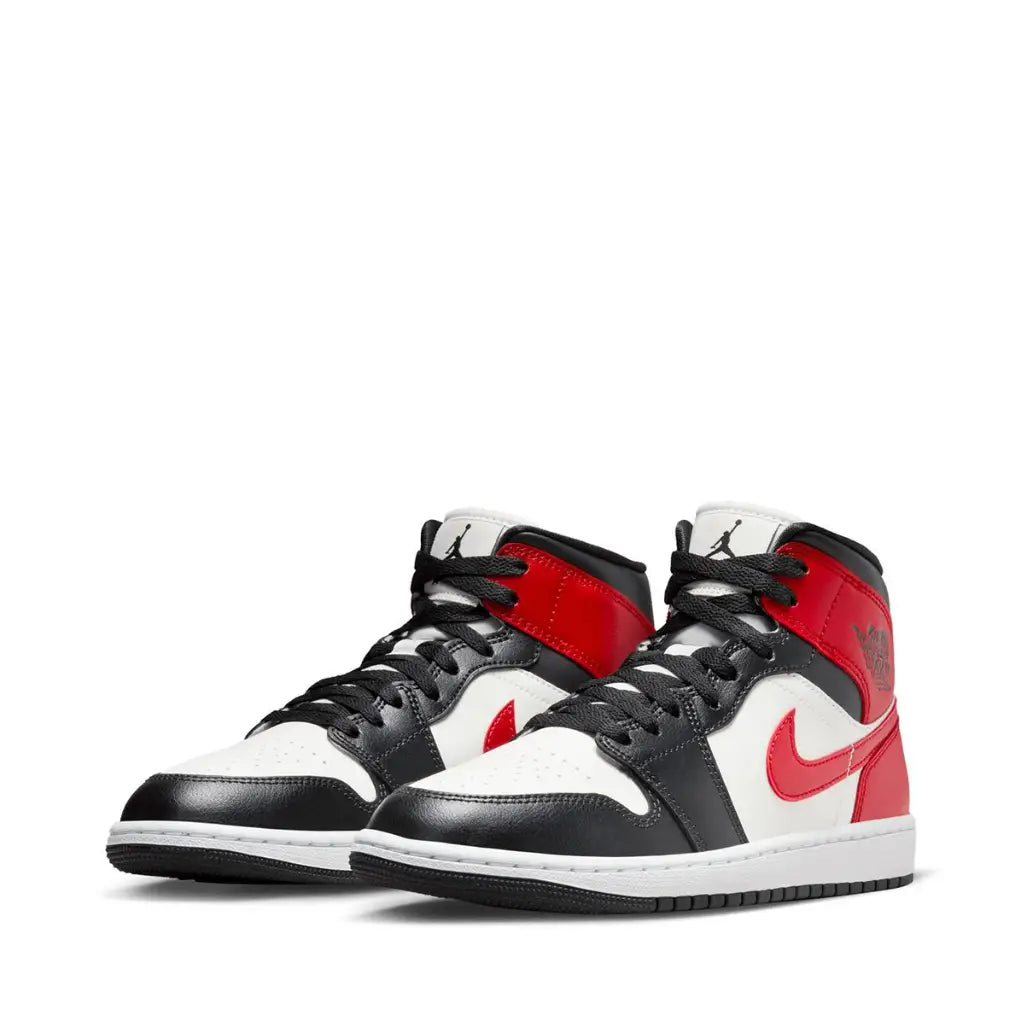Air Jordan 1 Mid Black Toe Wmns - Sneakers