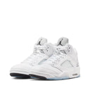 Air Jordan 5 Retro OG White and Metallic Silver - Sneakers