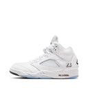 Air Jordan 5 Retro OG White and Metallic Silver - Sneakers