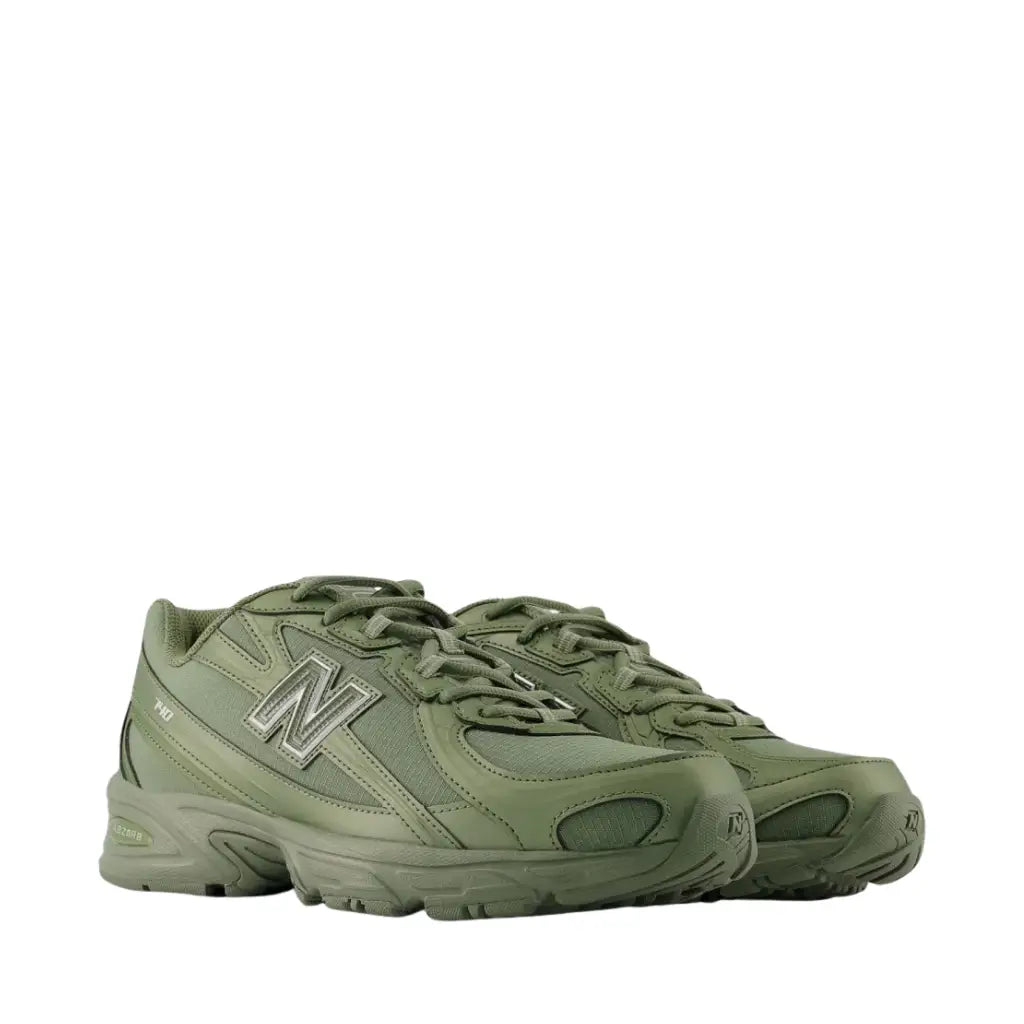 New Balance 740 Dark Olivine Khaki - Sneakers
