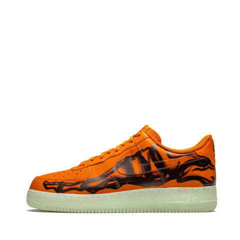 Nike Air Force 1 QS Low Orange Skeleton - Sneakers
