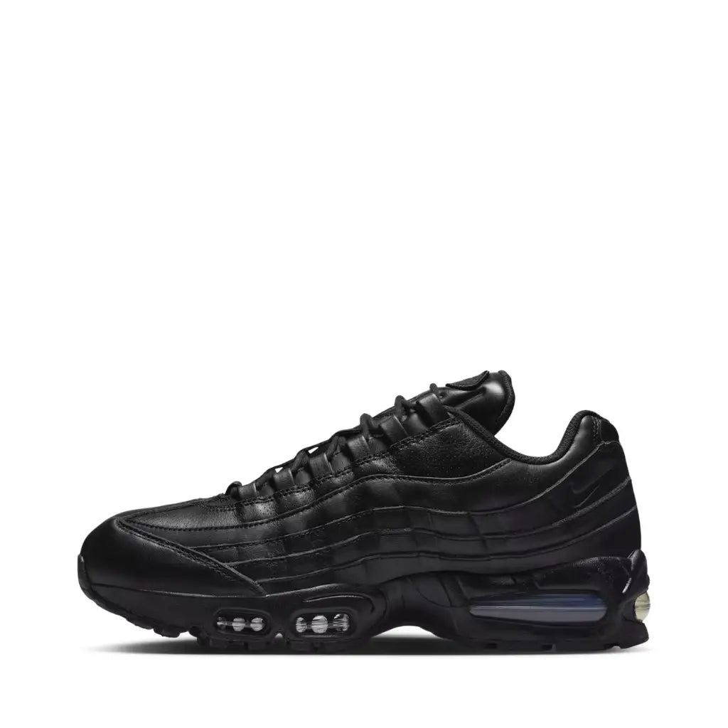 Nike Air Max 95 Leather Triple Black - Sneakers