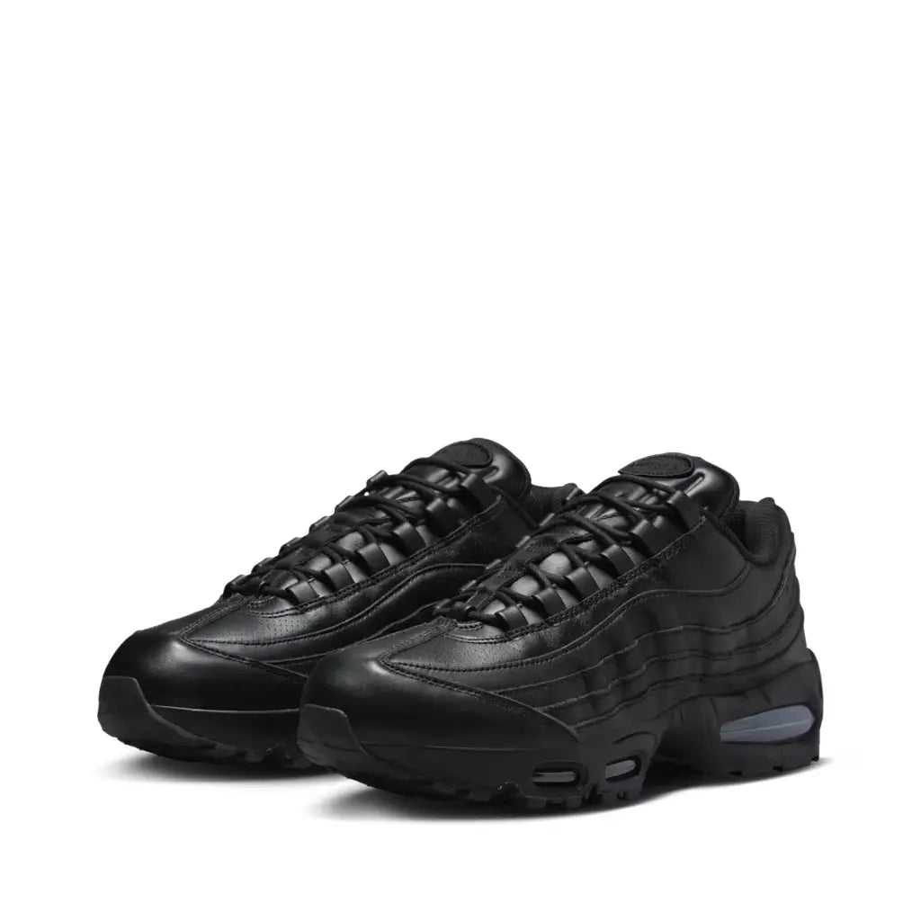 Nike Air Max 95 Leather Triple Black - Sneakers