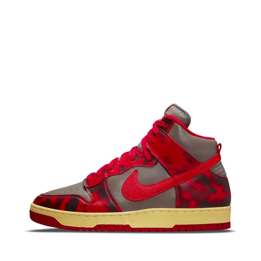 Nike Dunk High 1985 Red Acid Wash - Sneakers