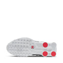 NIKE SHOX R4 WHITE METALLIC SILVER - Sneakers