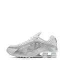 NIKE SHOX R4 WHITE METALLIC SILVER - Sneakers